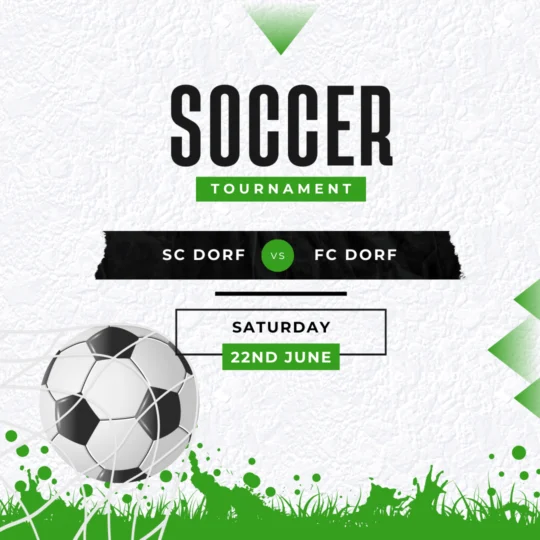 Invitation Soccer Tournament Template