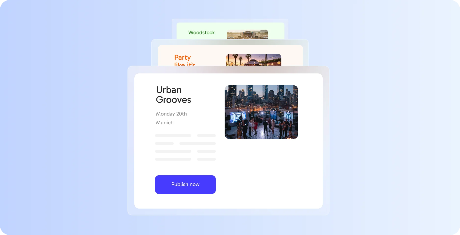 Templates – ready-to-use and fully customizable