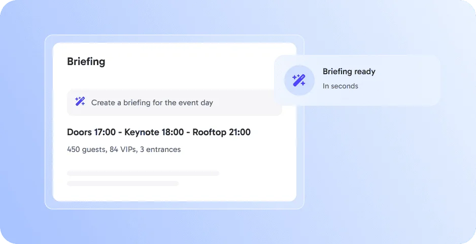 AI Briefing ‑ professional briefs at your fingertips