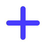 Blaues Pluszeichen-Symbol. - eventpage.ai