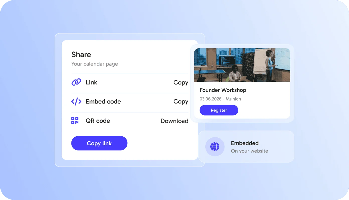 Step 3: One link for every channel