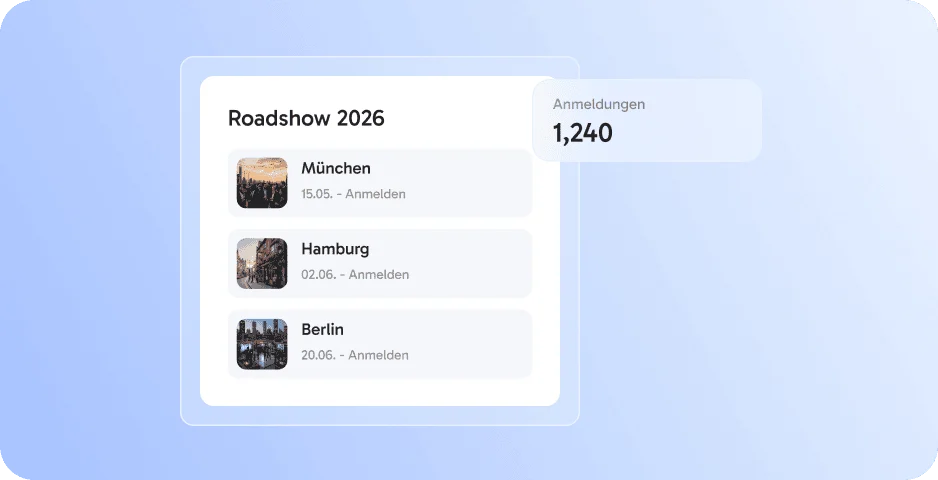 Eventreihen & Roadshows
