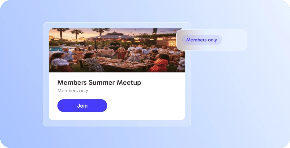 Events for members