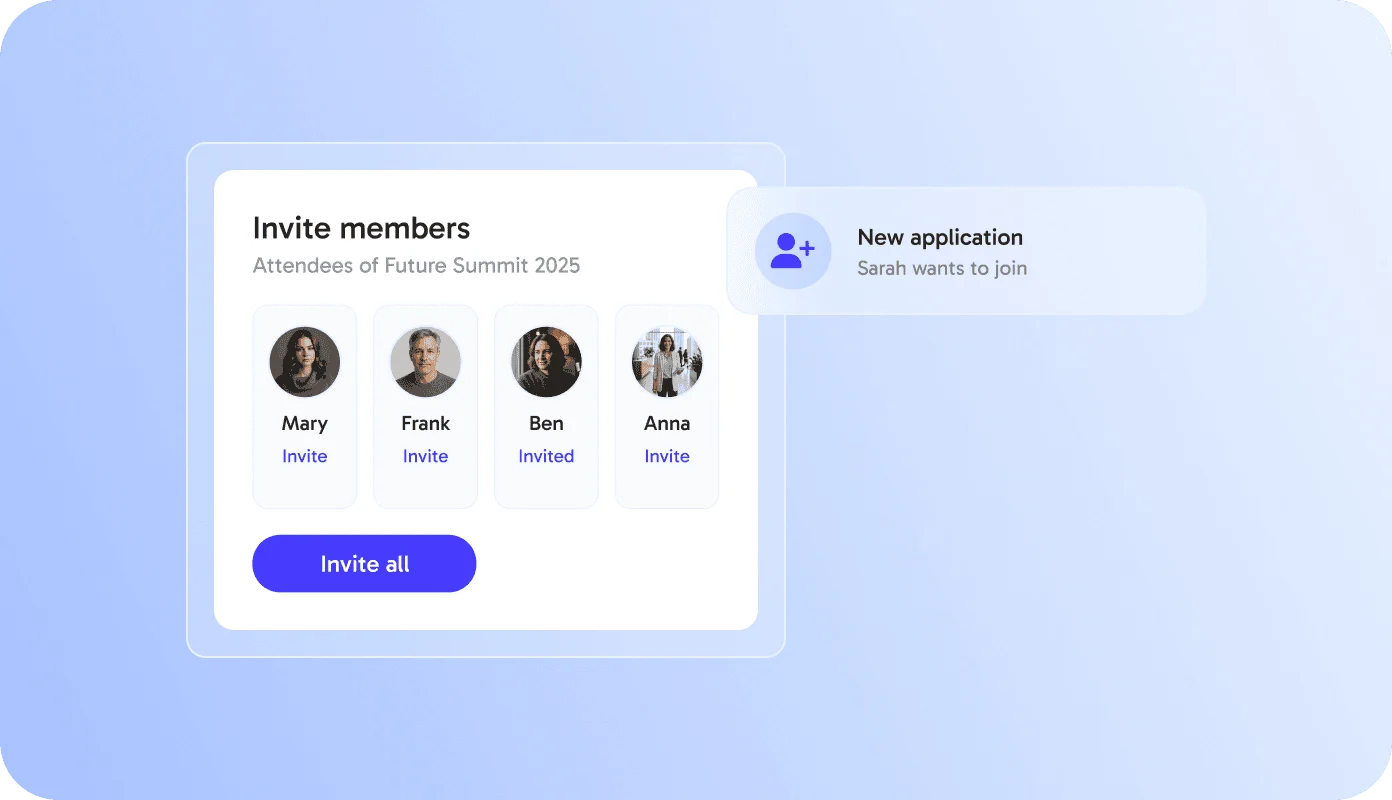 Step 2: Guests from your events