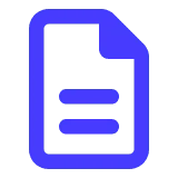 Lila Dokumentensymbol. - eventpage.ai