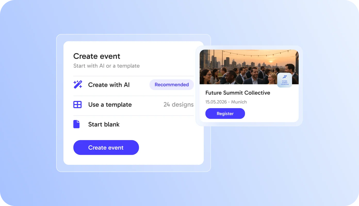 Step 1: With AI or a template