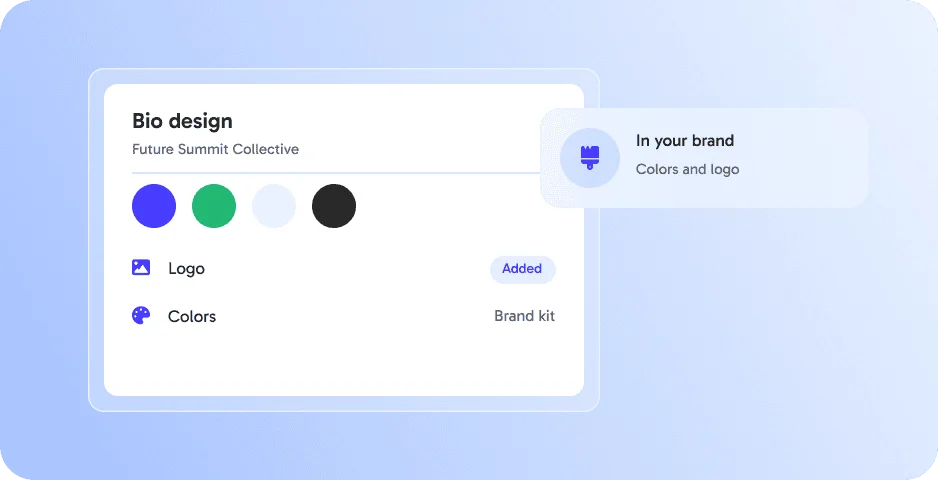 In your brand design
