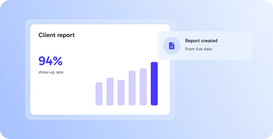 Reports from live data