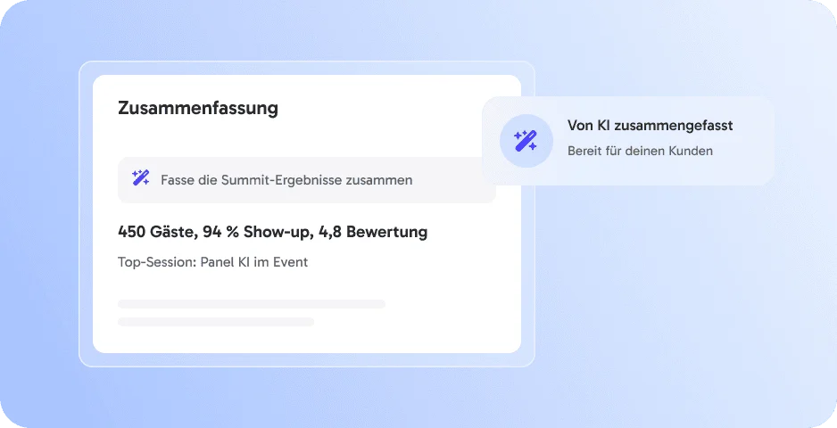 Zusammenfassungen per KI