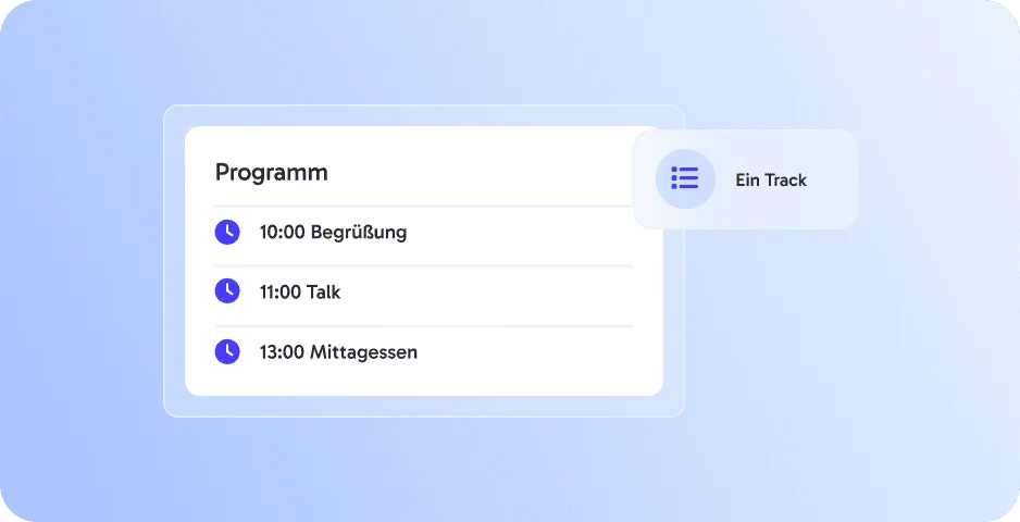 Agenda-App ‑ dein Eventplan perfekt organisiert