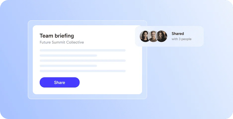 AI Briefing ‑ professional briefs at your fingertips