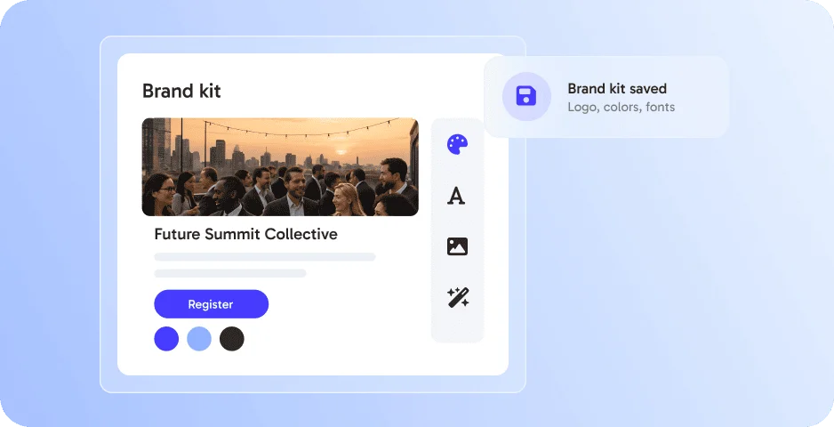 Brand Kits ‑ save & reuse your brand essentials