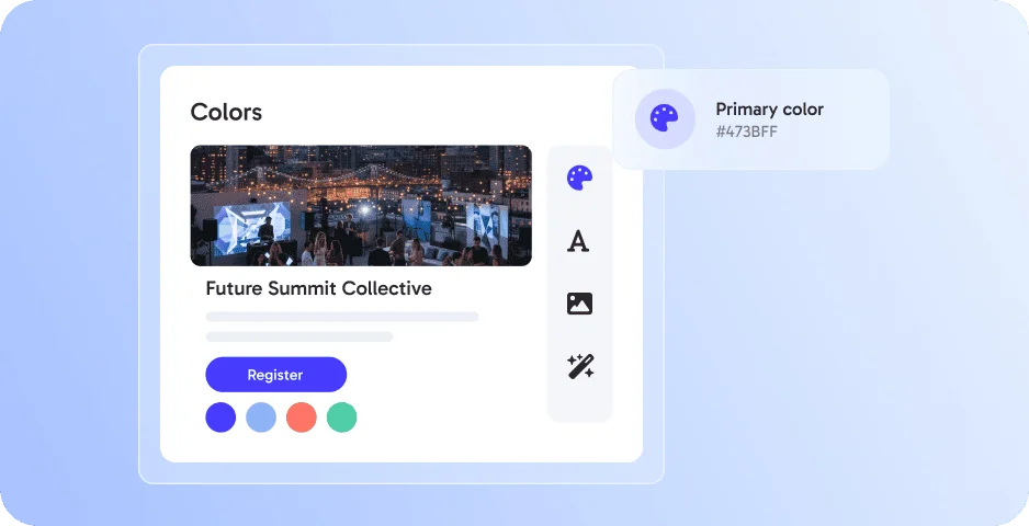 Custom Colors ‑ keep every page on-brand