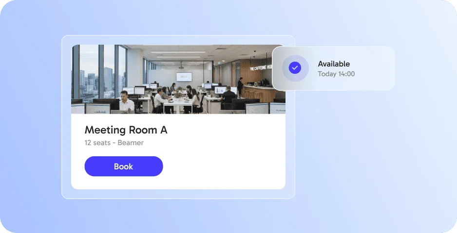 Spaces & Booking ‑ simplify scheduling & team coordination