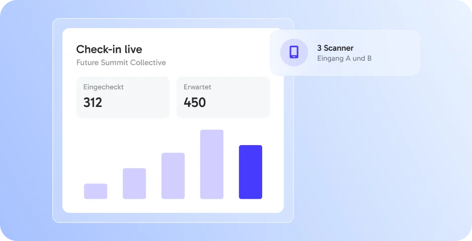 Live-Check-in in der eventpage App