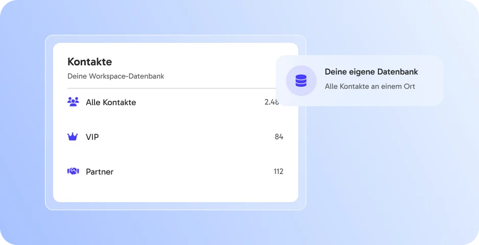 Eine Datenbank nur für dich