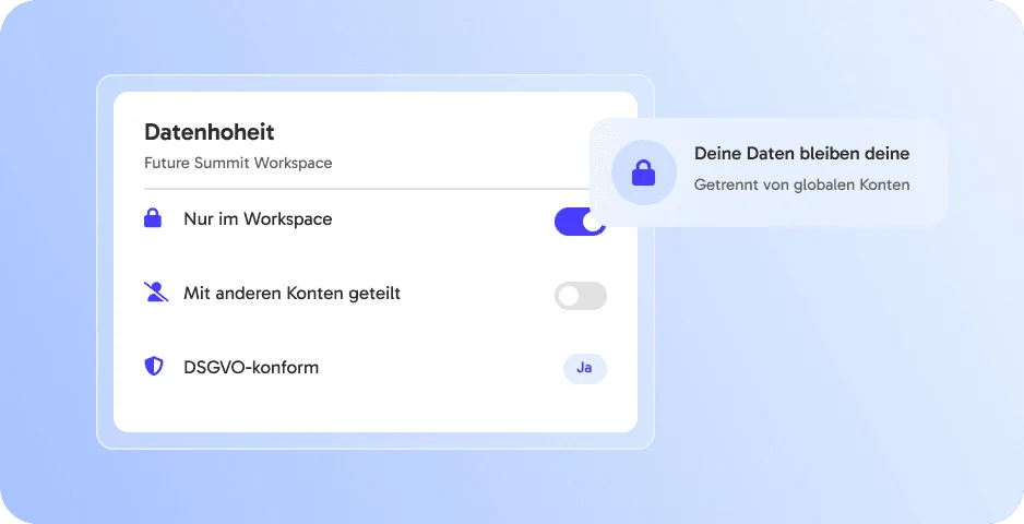 Getrennt von globalen Accounts