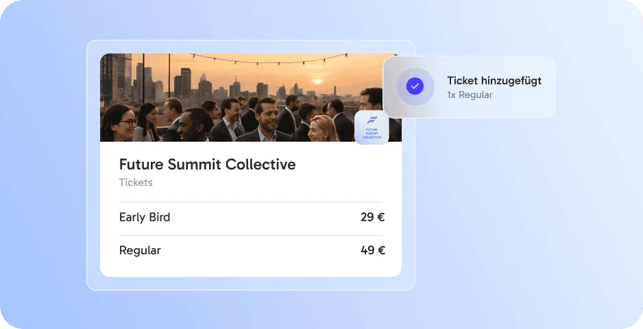 All-in-One Ticketing ‑ verkaufen, scannen & bezahlt werden in einem Schritt