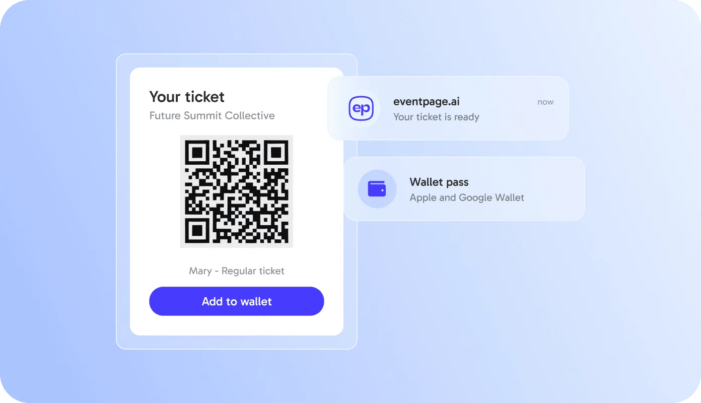 Schritt 1: Gäste erhalten ihren QR-Code
