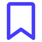 Lila Lesezeichen-Symbol. - eventpage.ai