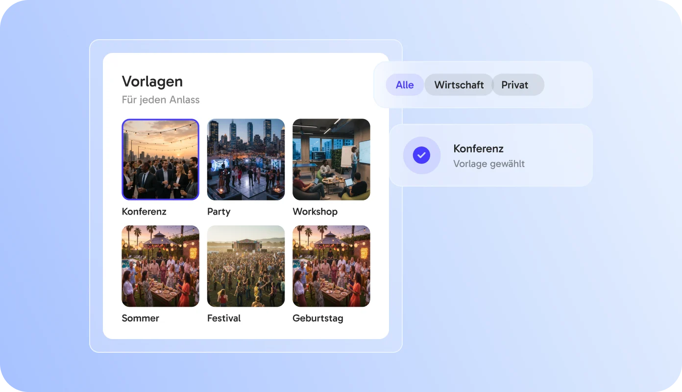 Schritt 1: Fertige Designs für jeden Anlass