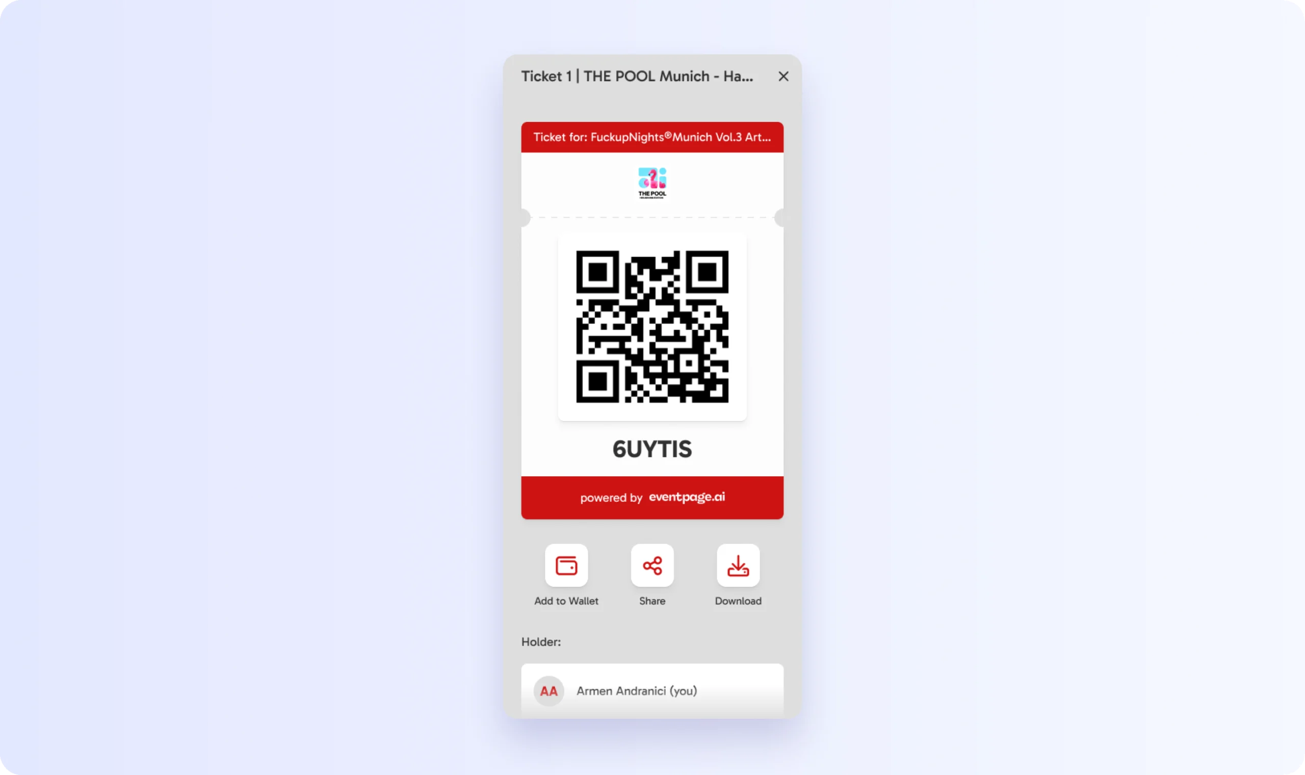 QR-Ticket & Wallet