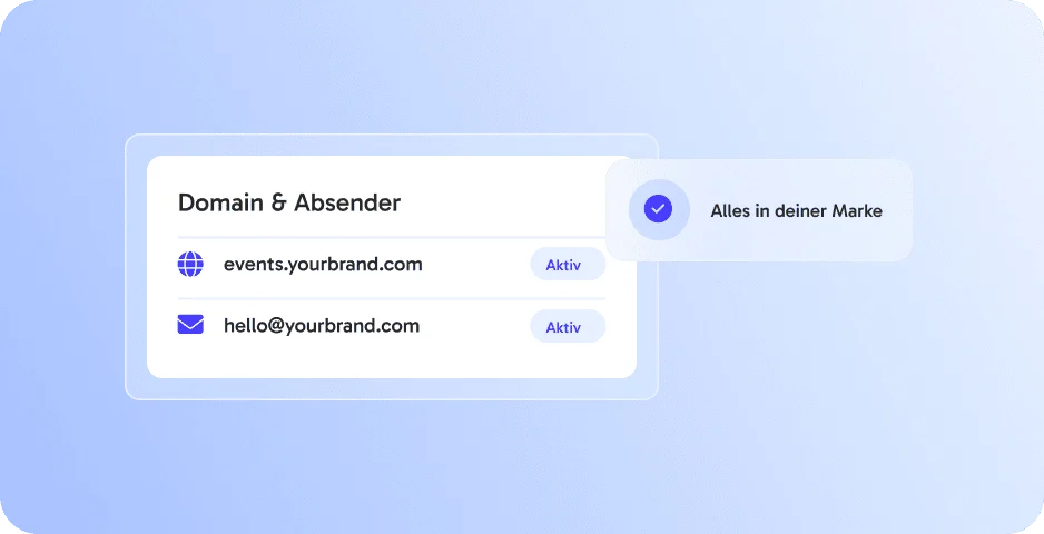 Eigene Domain & Absender