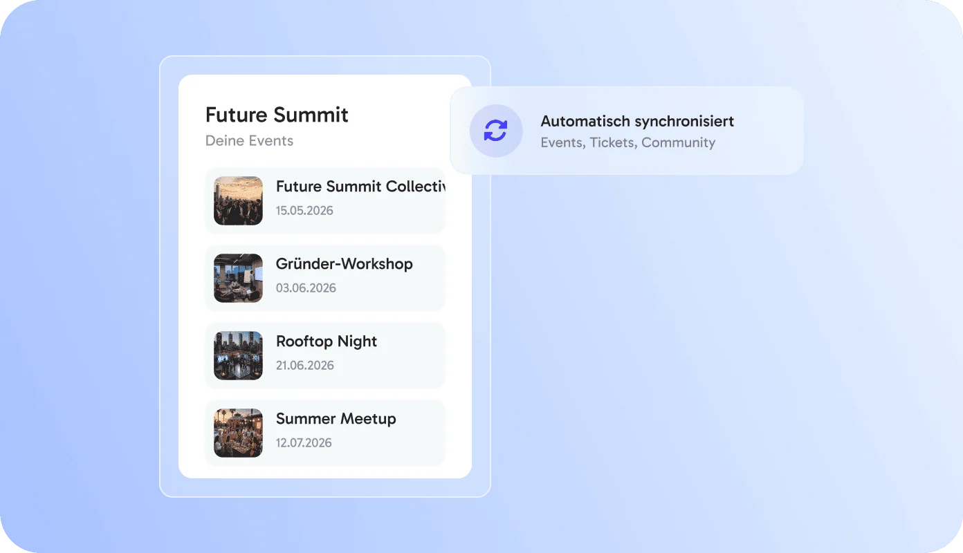 Schritt 2: Alles aus eventpage.ai
