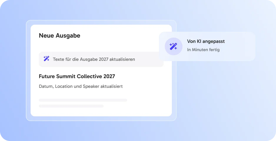 Mit KI anpassen